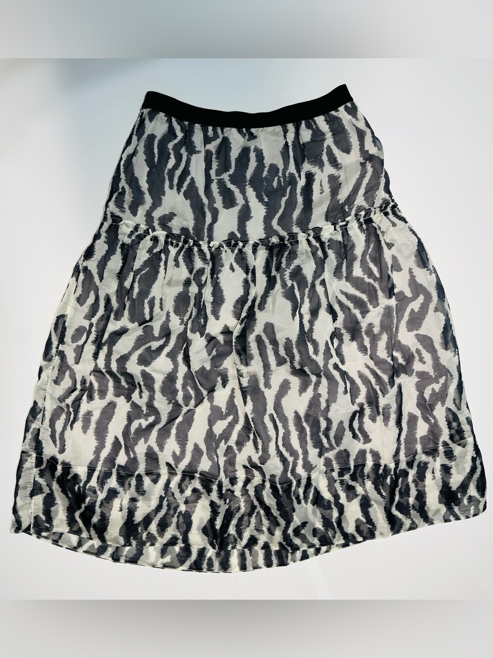 NWOT Maeve Anthropologie Size S Long Whimsical Skirt Zebra Print